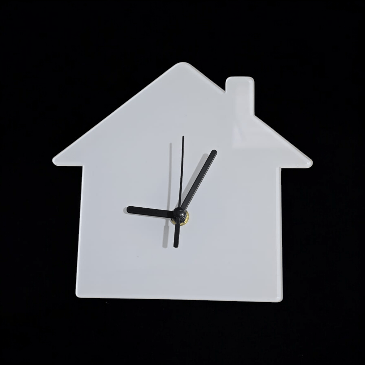 Sublimation Coated Acrylic House Shaped Clock - Acrylisub