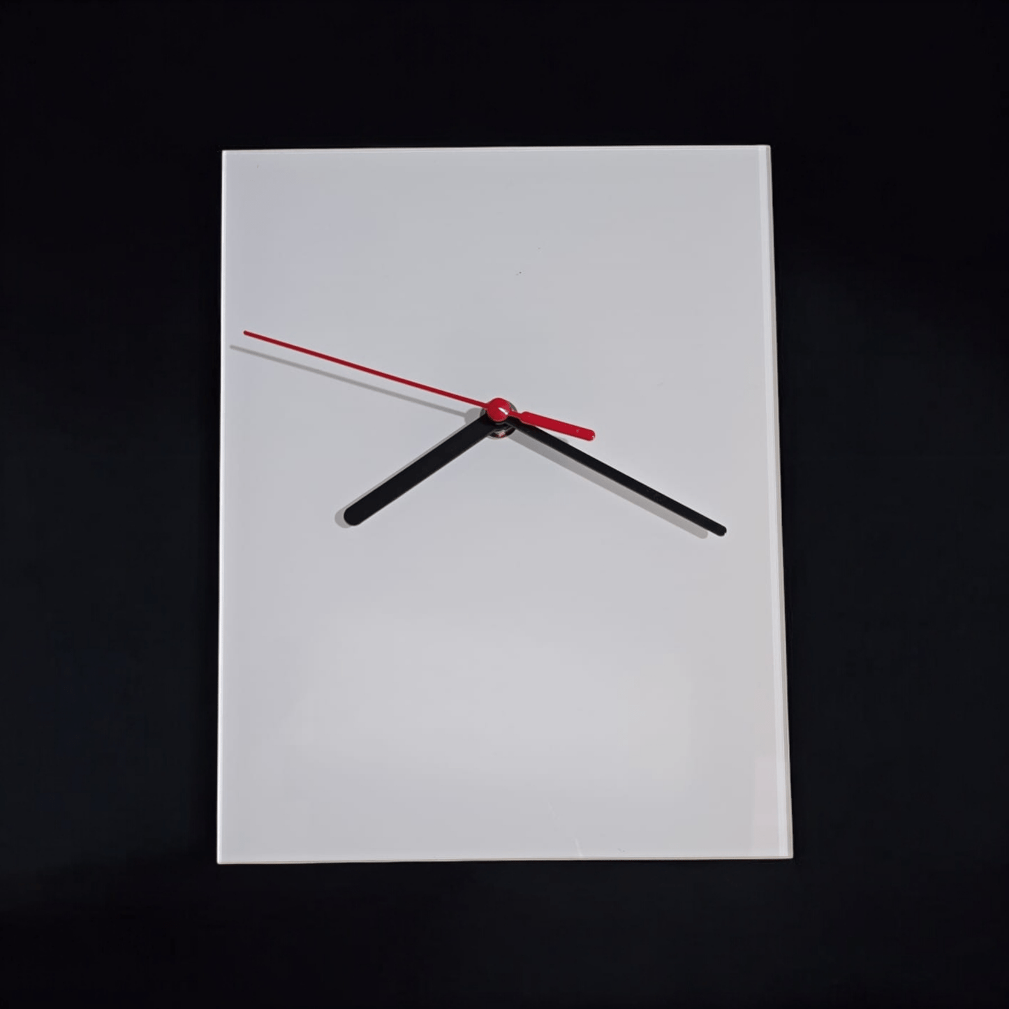 Sublimation Coated Acrylic Rectangle Shaped Clock - Acrylisub