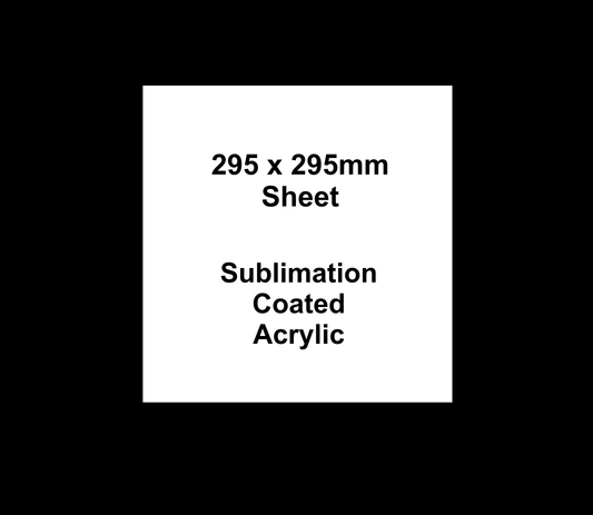 Sublimation Coated Acrylic 295 x 295mm Sheet - Acrylisub