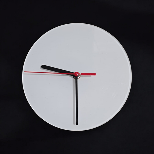 Sublimation Coated Acrylic Round Shaped Clock - Acrylisub